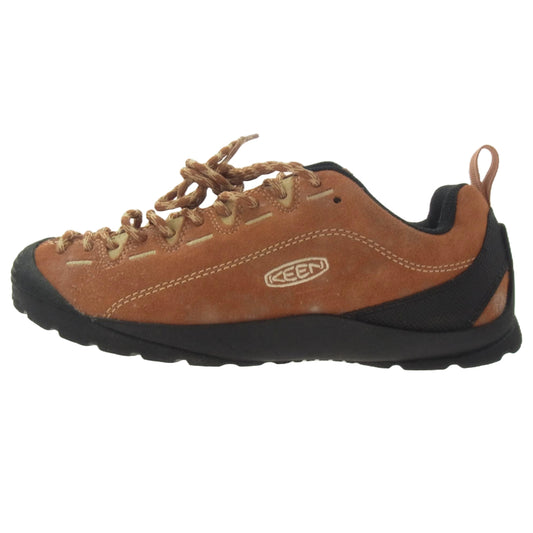 KEEN キーン JASPER ジャスパー ウォータープルーフ シューズ オレンジ系 ライトブラウン系 25cm【極上美品】【中古】