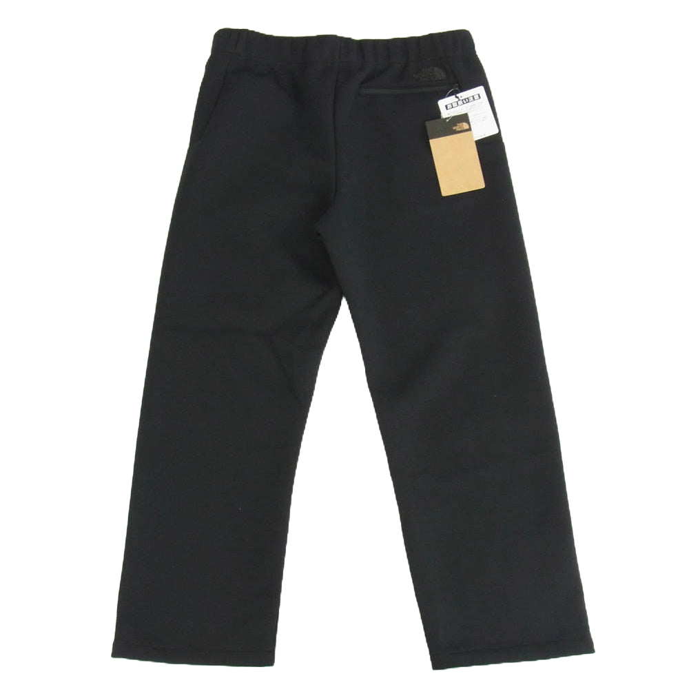 THE NORTH FACE ノースフェイス NBW62499 Tech Air SWEAT wide pant テックエアー スウェット ワイド パンツ ブラック系 L【新古品】【未使用】【中古】