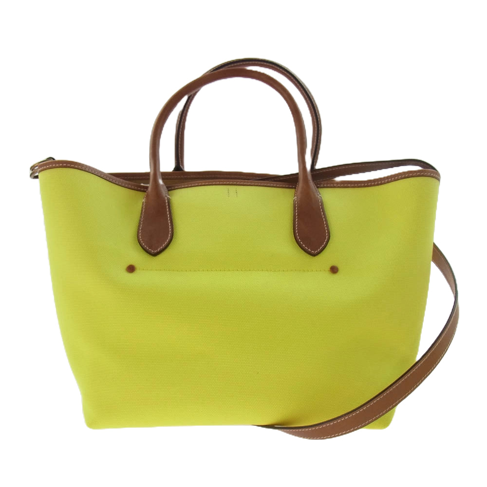 POLO RALPH LAUREN ポロ・ラルフローレン 428858761002 BELLPORT MEDIUM CANVAS TOTE キャンバス トート バッグ イエロー系 ONE SIZE【新古品】【未使用】【中古】