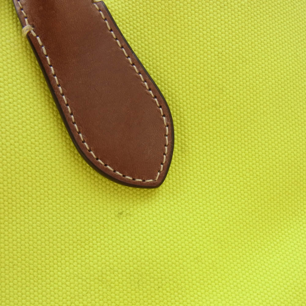 POLO RALPH LAUREN ポロ・ラルフローレン 428858761002 BELLPORT MEDIUM CANVAS TOTE キャンバス トート バッグ イエロー系 ONE SIZE【新古品】【未使用】【中古】