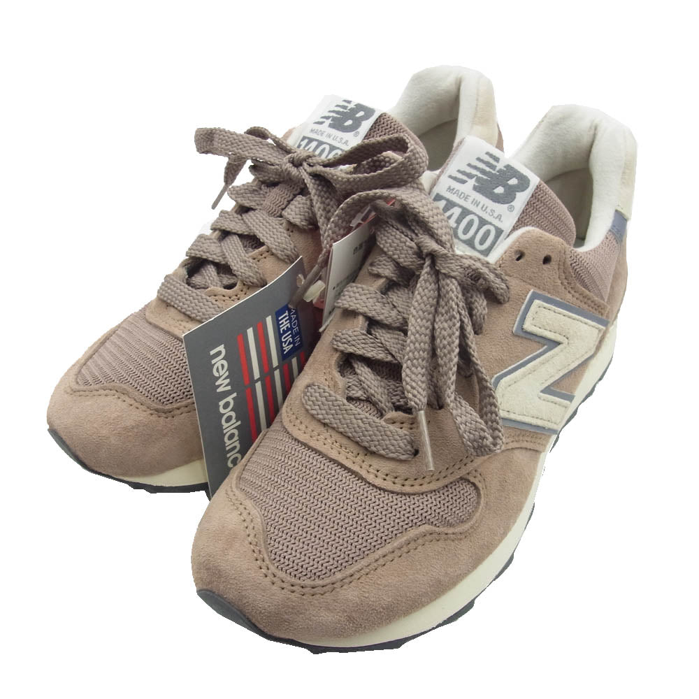 NEW BALANCE ニューバランス M1400CM スニーカー ランニングシューズ ブラウン系 24cm【新古品】【未使用】【中古】