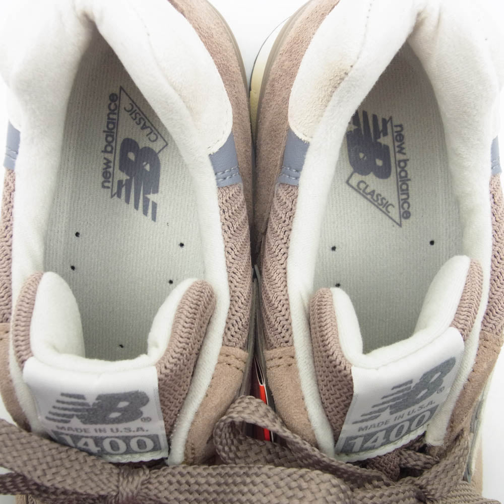 NEW BALANCE ニューバランス M1400CM スニーカー ランニングシューズ ブラウン系 24cm【新古品】【未使用】【中古】
