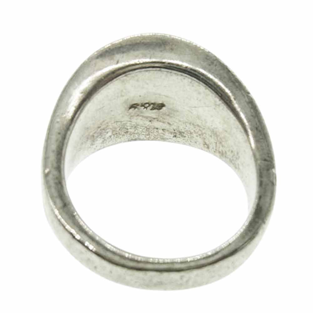 A&G エーアンドジー シルバー ロゴ リング シルバー系 16.5号【中古】