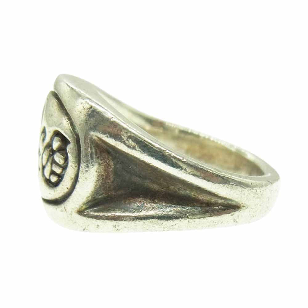 A&G エーアンドジー シルバー ロゴ リング シルバー系 16.5号【中古】