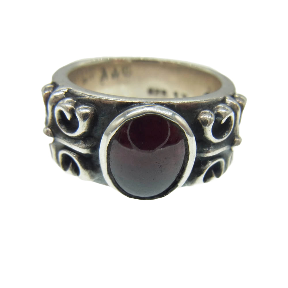 A&G エーアンドジー シルバー  ストーン付き リング シルバー系 17.5号【中古】