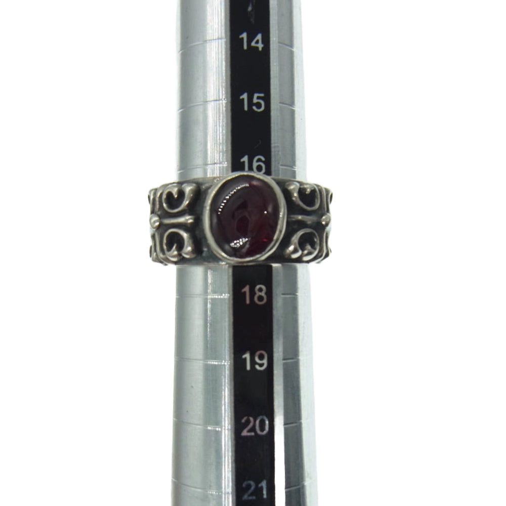 A&G エーアンドジー シルバー  ストーン付き リング シルバー系 17.5号【中古】