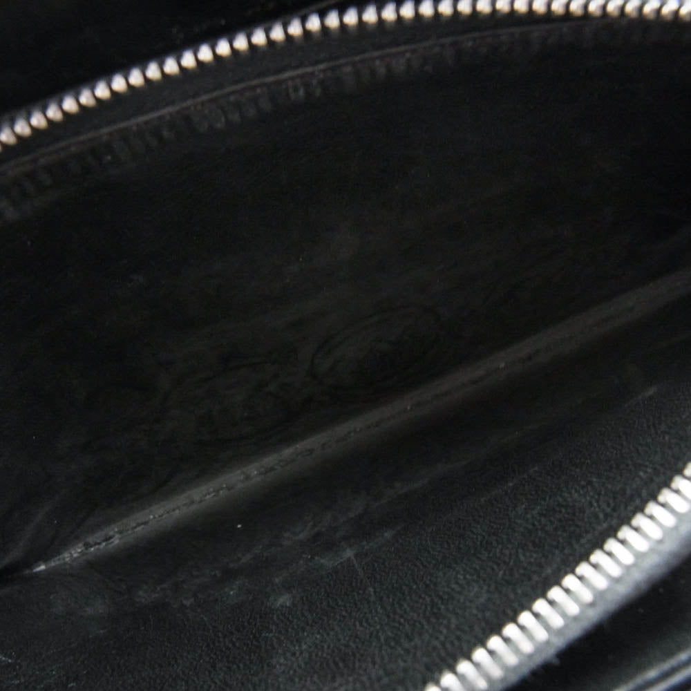 BILL WALL LEATHER ビルウォールレザー レザー ラウンドジップ ロング ウォレット 長財布 ブラック系【中古】