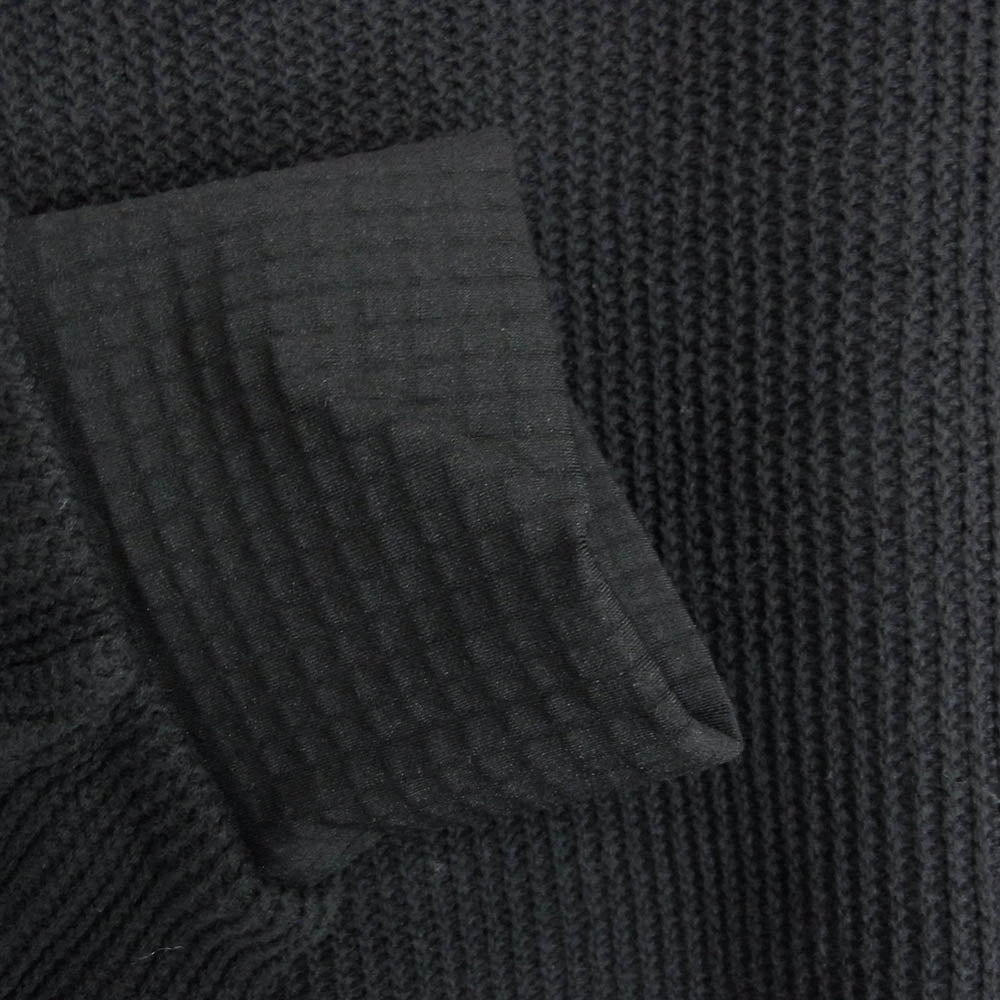 WHITE MOUNTAINEERING ホワイトマウンテニアリング 23SS WM2371510 RASCHEL RAGLAN OVER SIZED PULLOVER ラッセル ラグラン オーバーサイズ プルオーバー カットソー ブラック系 2【中古】