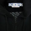 OFF-WHITE オフホワイト OMBE015S23FLE001 BLACK SPORTS JACKET WITH CONTRASTING EMBROIDERY バック 刺繍 ジップアップ パーカー ブラック系 XXL【中古】