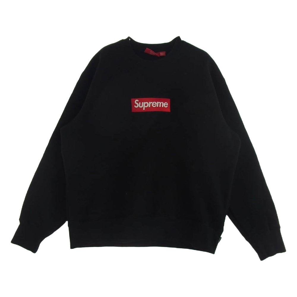 Supreme シュプリーム 22AW Box Logo Crewneck ボックス ロゴ クルーネック スウェット トレーナー ブラック系 S【中古】