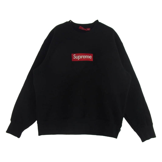 Supreme シュプリーム 22AW Box Logo Crewneck ボックス ロゴ クルーネック スウェット トレーナー ブラック系 S【中古】