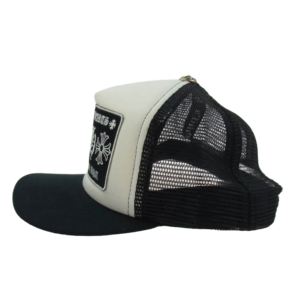 CHROME HEARTS クロムハーツ（原本無） TRUCKER CAP CHパッチ メッシュ トラッカー キャップ ブラック系 53-60【中古】