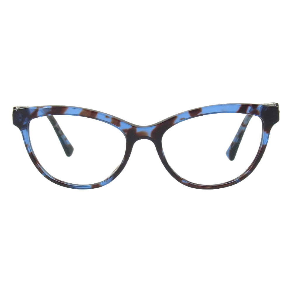 COACH コーチ HC6087F ウェリントン ユニバーサルフィット 眼鏡 メガネ アイウェア フレーム：ブルー系、ブラウン系 53□16　135【中古】