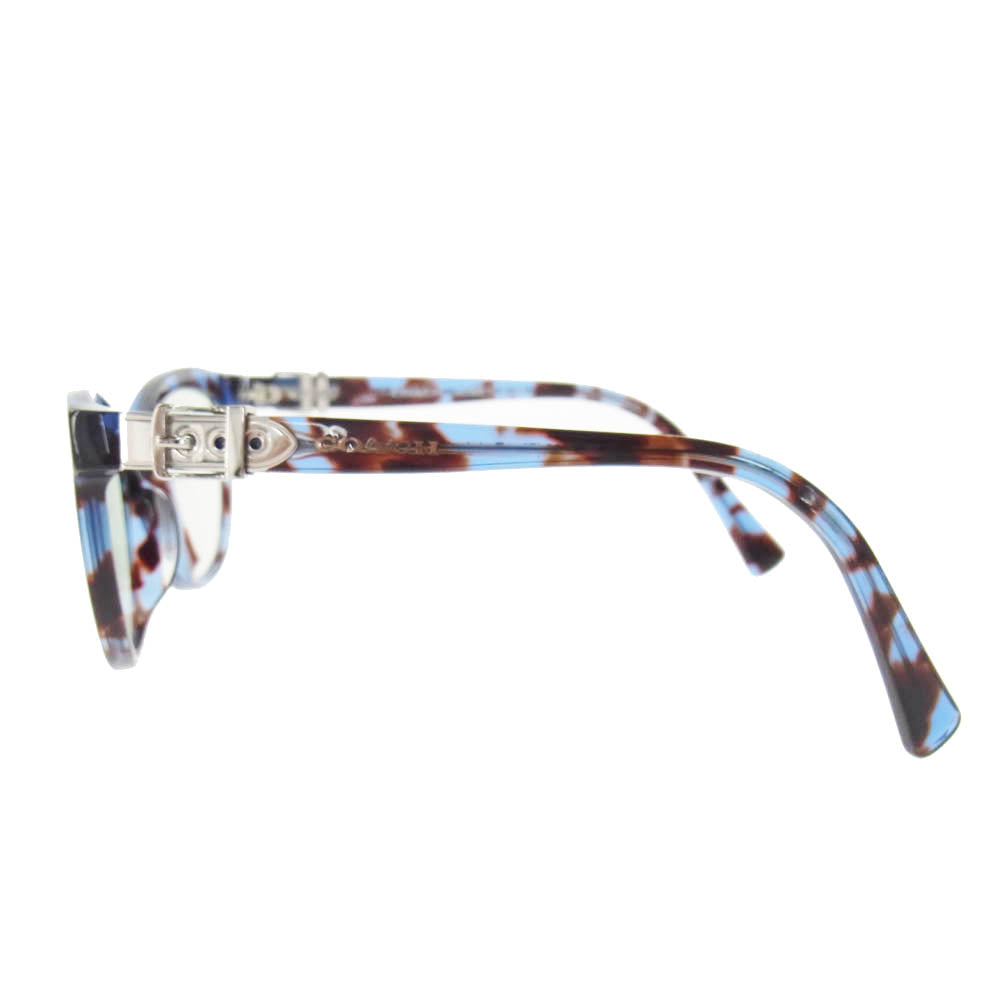 COACH コーチ HC6087F ウェリントン ユニバーサルフィット 眼鏡 メガネ アイウェア フレーム：ブルー系、ブラウン系 53□16　135【中古】