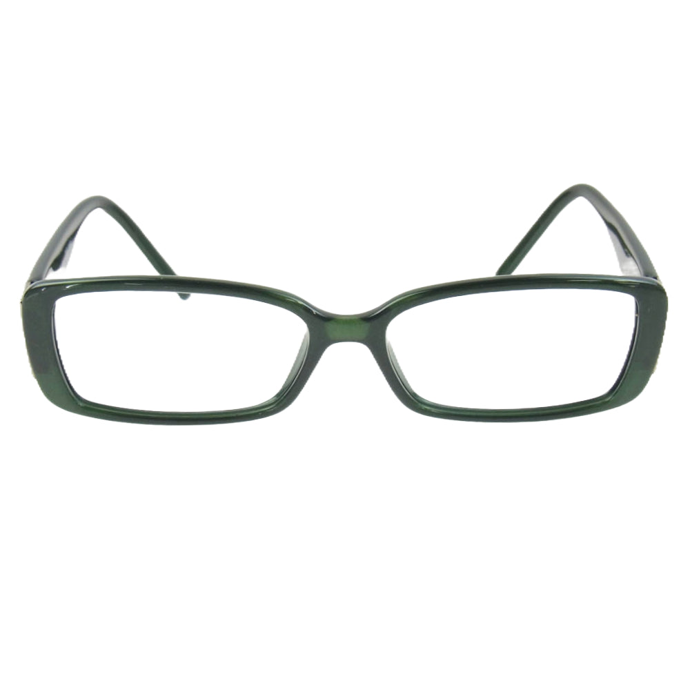 FENDI フェンディ F975 イタリア製 眼鏡 メガネ アイウェア フレーム：グリーン系 52□14【中古】