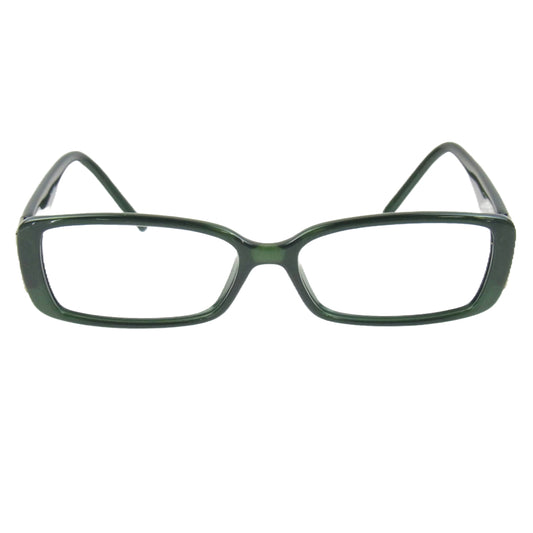 FENDI フェンディ F975 イタリア製 眼鏡 メガネ アイウェア フレーム：グリーン系 52□14【中古】