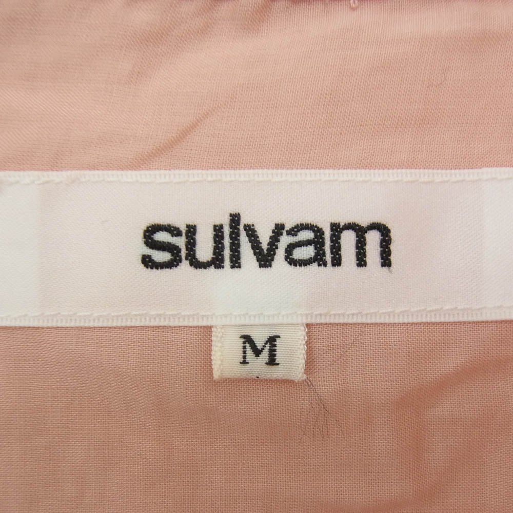 サルバム SJ-B05-020 ロング オーバー 長袖 シャツ ピンク系 M【中古】