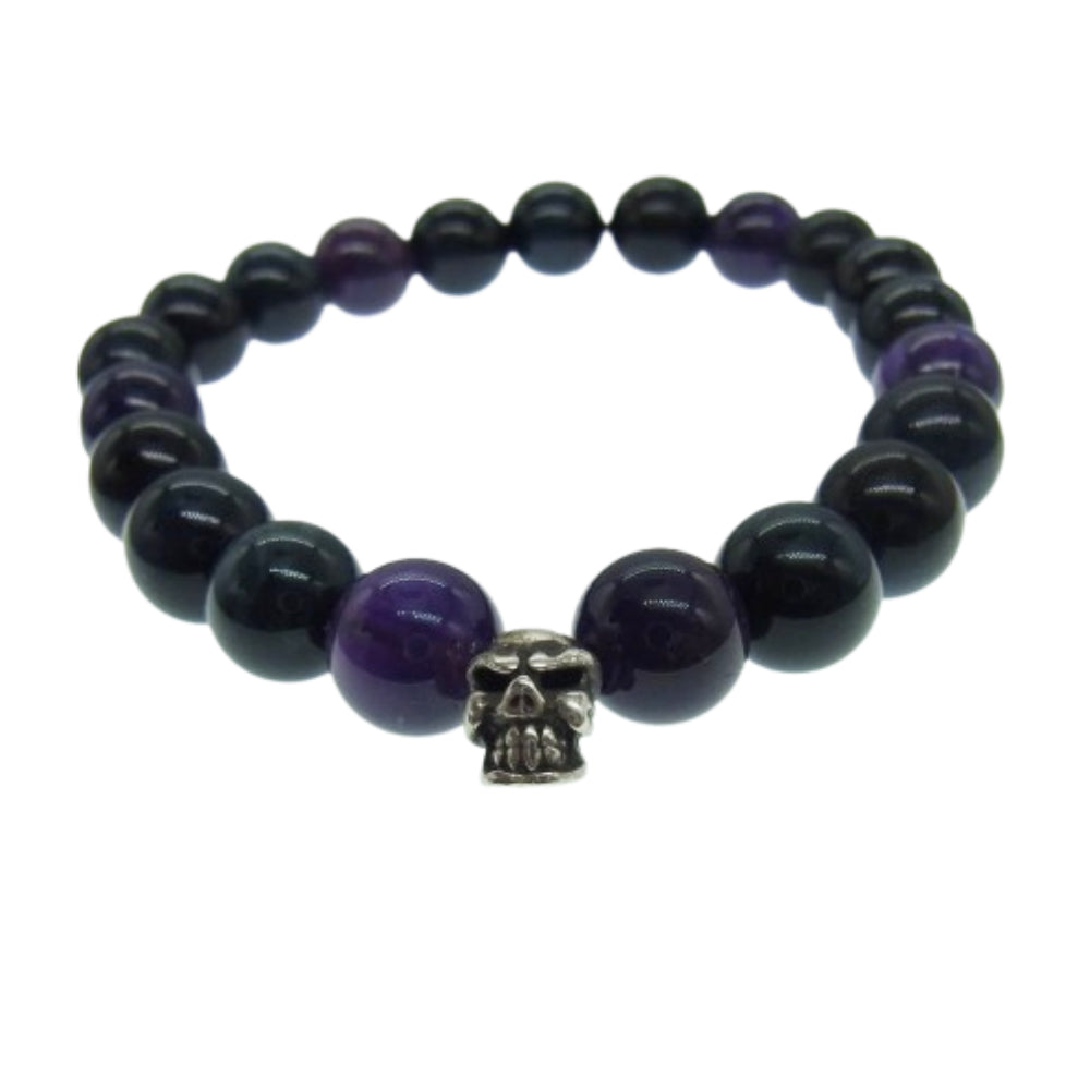 TRAVIS WALKER トラヴィスワーカー 10mm ビーズ ブレスレット ブラック系【中古】