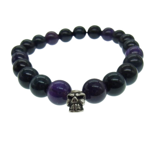 TRAVIS WALKER トラヴィスワーカー 10mm ビーズ ブレスレット ブラック系【中古】