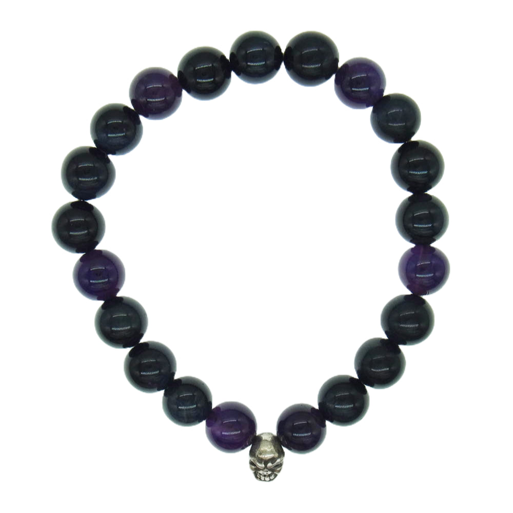 TRAVIS WALKER トラヴィスワーカー 10mm ビーズ ブレスレット ブラック系【中古】