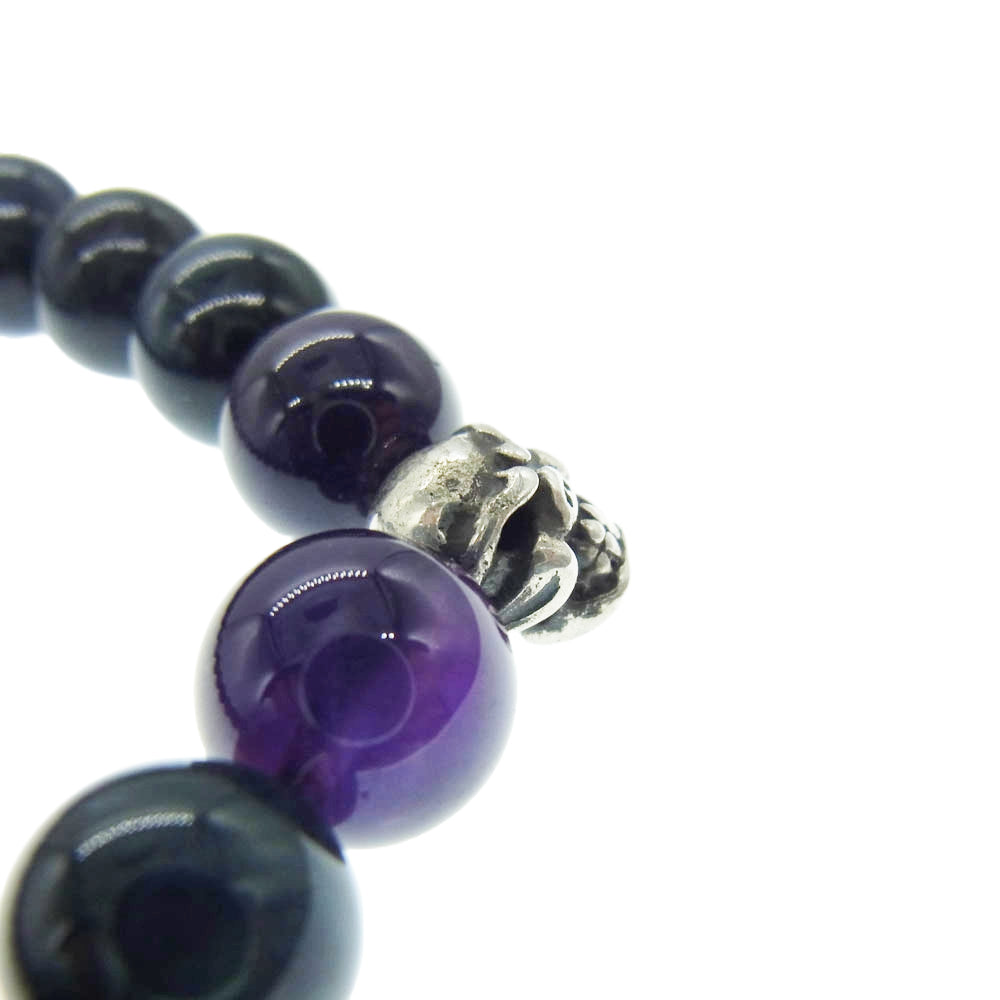 TRAVIS WALKER トラヴィスワーカー 10mm ビーズ ブレスレット ブラック系【中古】