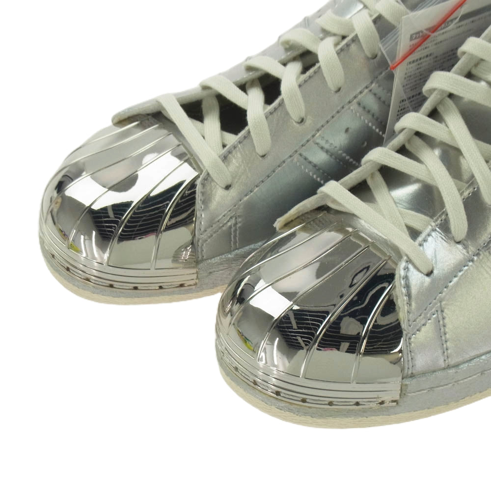 adidas アディダス S82741 SUPER STAR 80S METALLIC PAC スーパースター スニーカー シルバー系 28.5cm【美品】【中古】