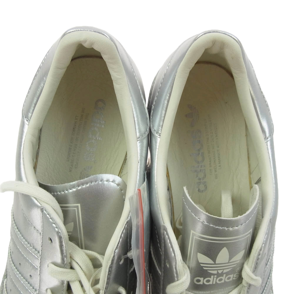 adidas アディダス S82741 SUPER STAR 80S METALLIC PAC スーパースター スニーカー シルバー系 28.5cm【美品】【中古】