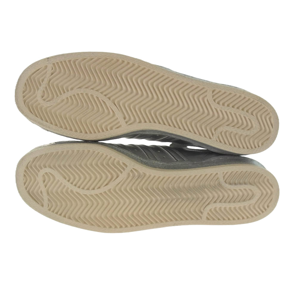 adidas アディダス S82741 SUPER STAR 80S METALLIC PAC スーパースター スニーカー シルバー系 28.5cm【美品】【中古】
