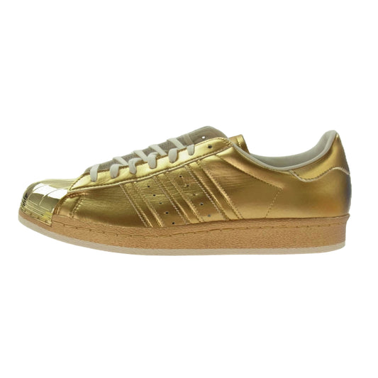 adidas アディダス S82742 SUPERSTAR 80S METALLIC スーパースター メタリック スニーカー ゴールド系 28.5cm【美品】【中古】