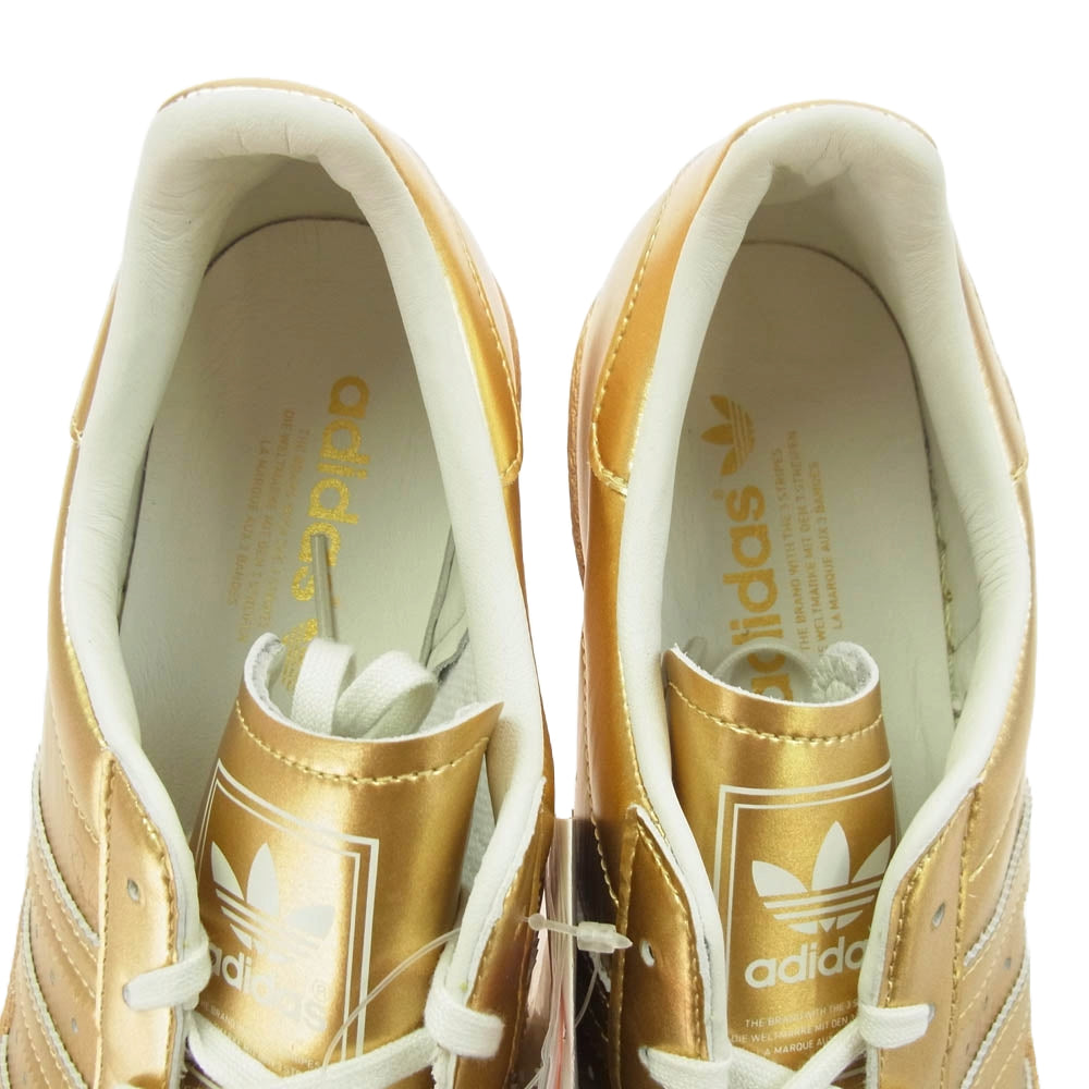adidas アディダス S82742 SUPERSTAR 80S METALLIC スーパースター メタリック スニーカー ゴールド系 28.5cm【美品】【中古】