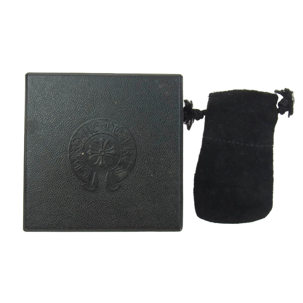 CHROME HEARTS クロムハーツ（原本有） TNY CRSF P SAP タイニーファット クロス PAVE パヴェ サファイア シルバー系【中古】