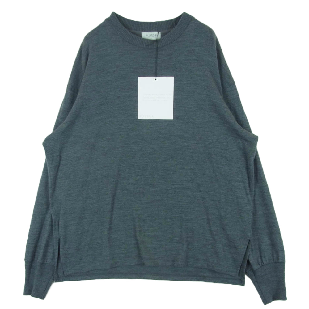 フリストフィア WW01016 Washable Wool Loose Fit Pull Over ウォッシャブル ウール ルーズフィット プルオーバー ニット グレー系 3【中古】