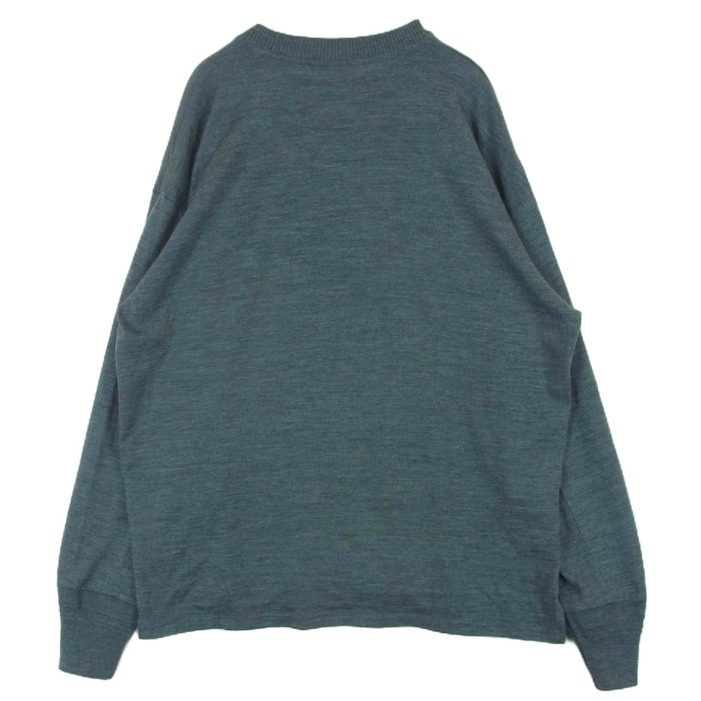 フリストフィア WW01016 Washable Wool Loose Fit Pull Over ウォッシャブル ウール ルーズフィット プルオーバー ニット グレー系 3【中古】