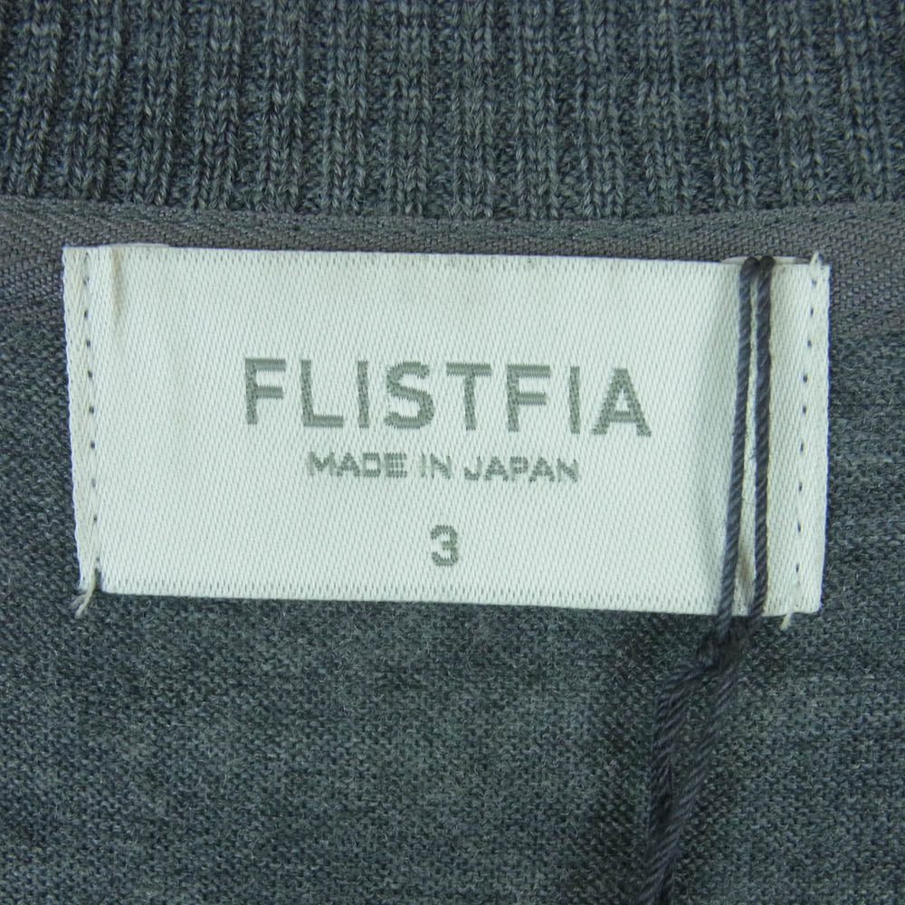 フリストフィア WW01016 Washable Wool Loose Fit Pull Over ウォッシャブル ウール ルーズフィット プルオーバー ニット グレー系 3【中古】