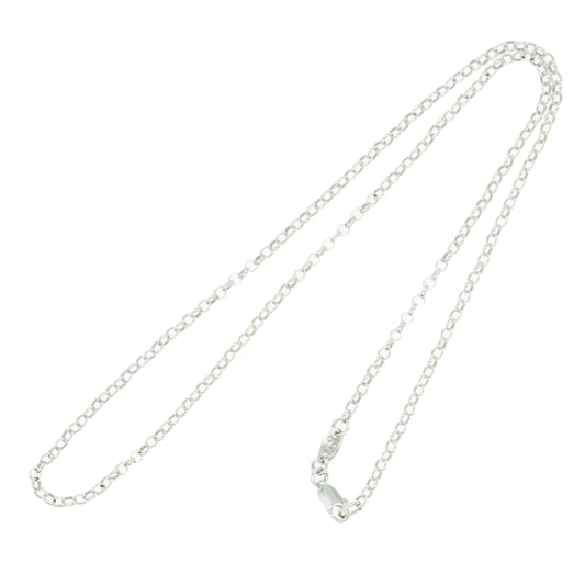 CHROME HEARTS クロムハーツ（原本無） NECKCHAIN R16 ロール チェーン 16inch 16インチ ネックレス シルバー系【中古】
