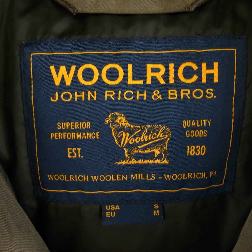 WOOLRICH ウールリッチ 1402066 ARCTIC PARKA アークティックパーカ カモフラ柄 コヨーテファー付 フーディダウン カーキ系 USA S カーキ系 USA /S【中古】