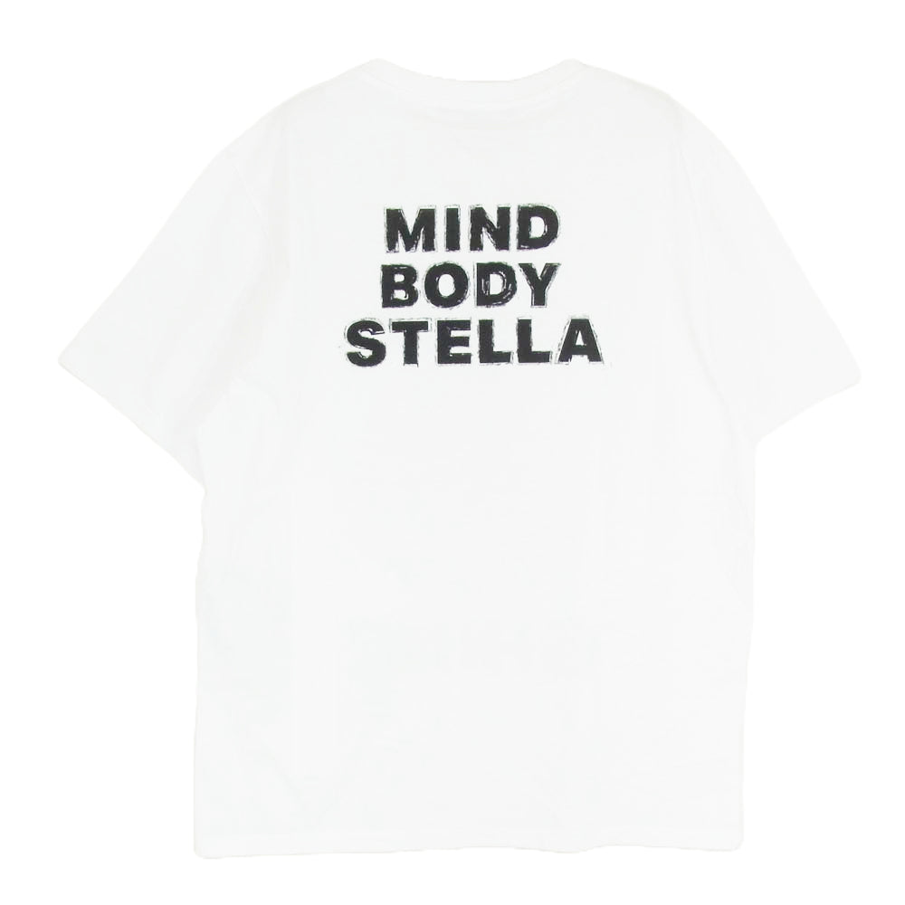 Stella McCartney ステラマッカートニー 6018493SPY41 LET THE SUN SHINE プリント Tシャツ 半袖 ホワイト系 M【新古品】【未使用】【中古】