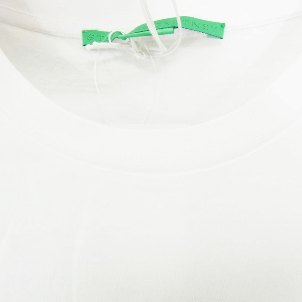 Stella McCartney ステラマッカートニー 6018493SPY41 LET THE SUN SHINE プリント Tシャツ 半袖 ホワイト系 M【新古品】【未使用】【中古】