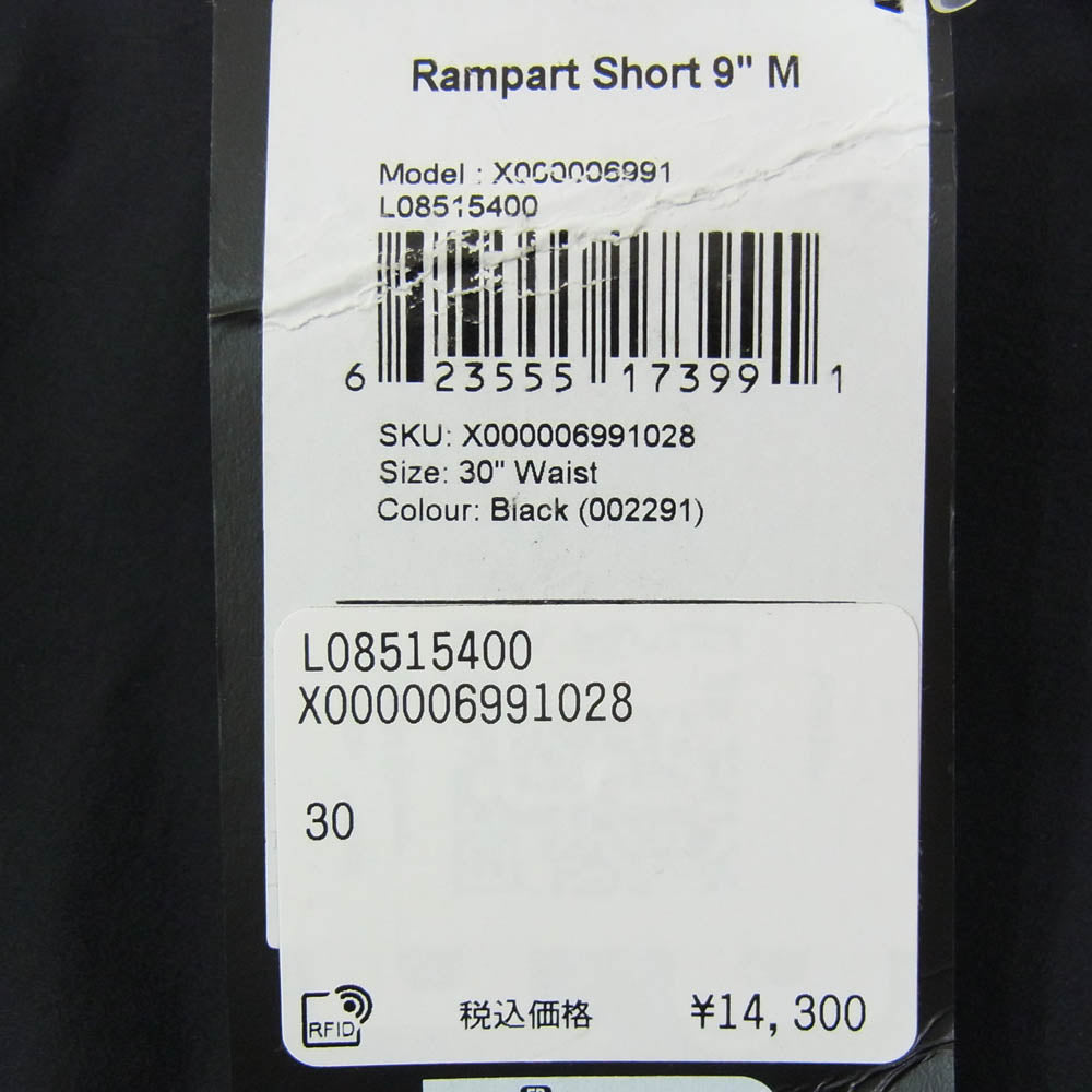 ARC'TERYX アークテリクス X000006991 RAMPART SHORT 9 ランパート ショーツ ハーフパンツ ブラック系 30【美品】【中古】