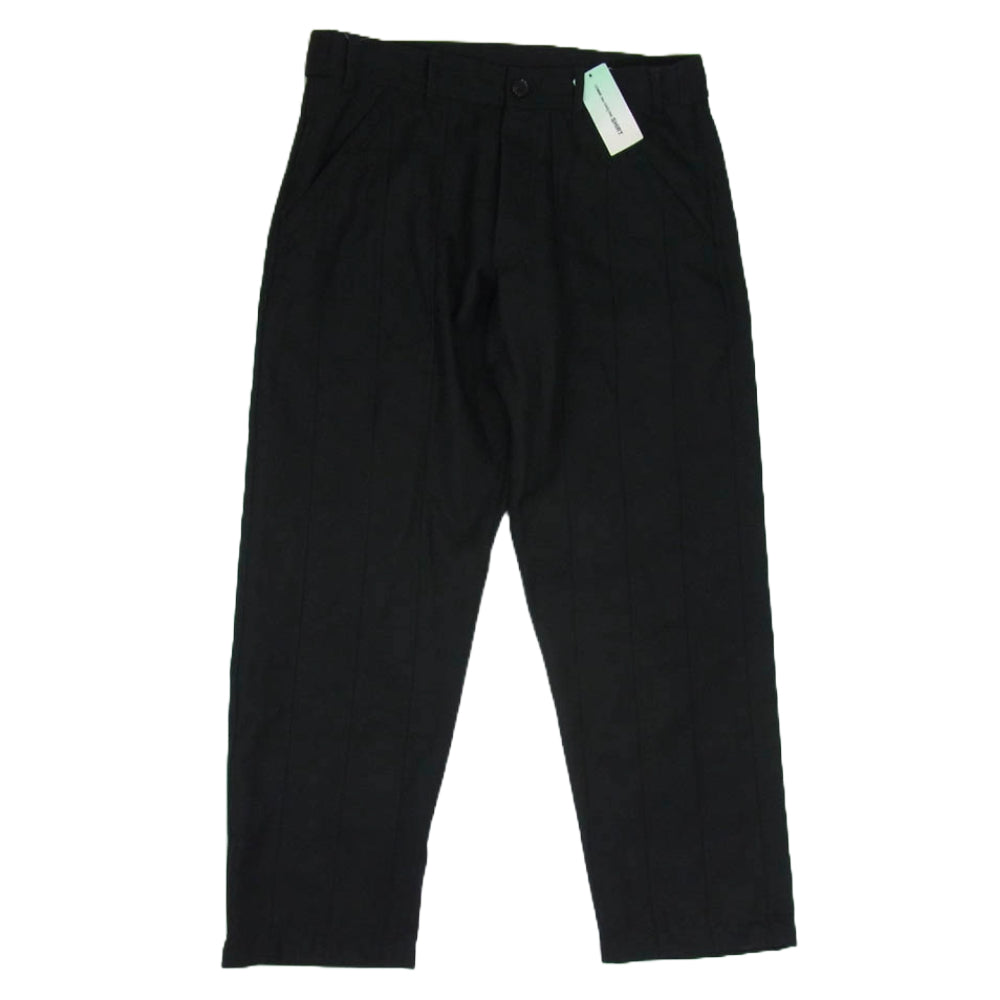 COMME des GARCONS コムデギャルソン SHIRT シャツ W28134 フランス製 ウール ジップフライ パンツ ブラック系 XS【中古】