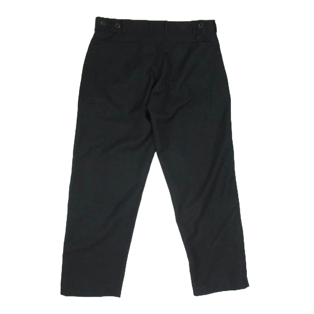 COMME des GARCONS コムデギャルソン SHIRT シャツ W28134 フランス製 ウール ジップフライ パンツ ブラック系 XS【中古】