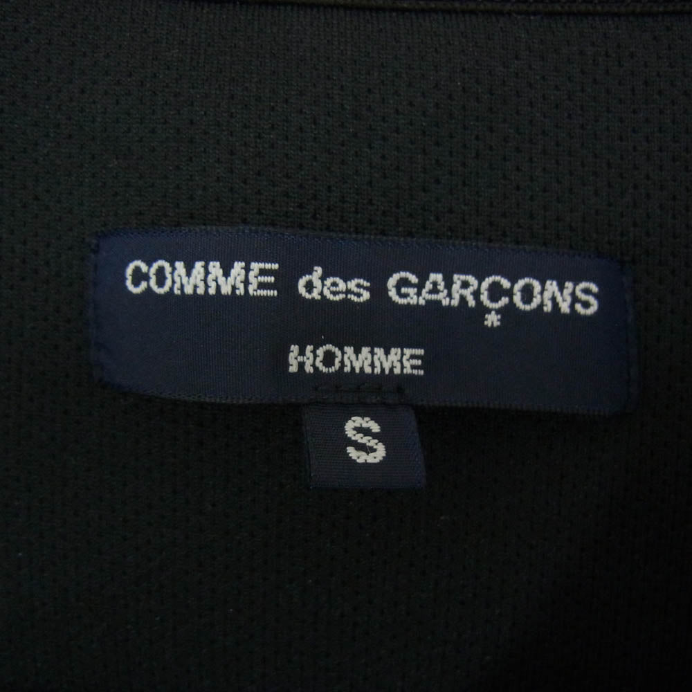 COMME des GARCONS HOMME コムデギャルソンオム HH-T019 ノーカラー フリース ジャケット ライナー カーディガン ブラック系 S【中古】