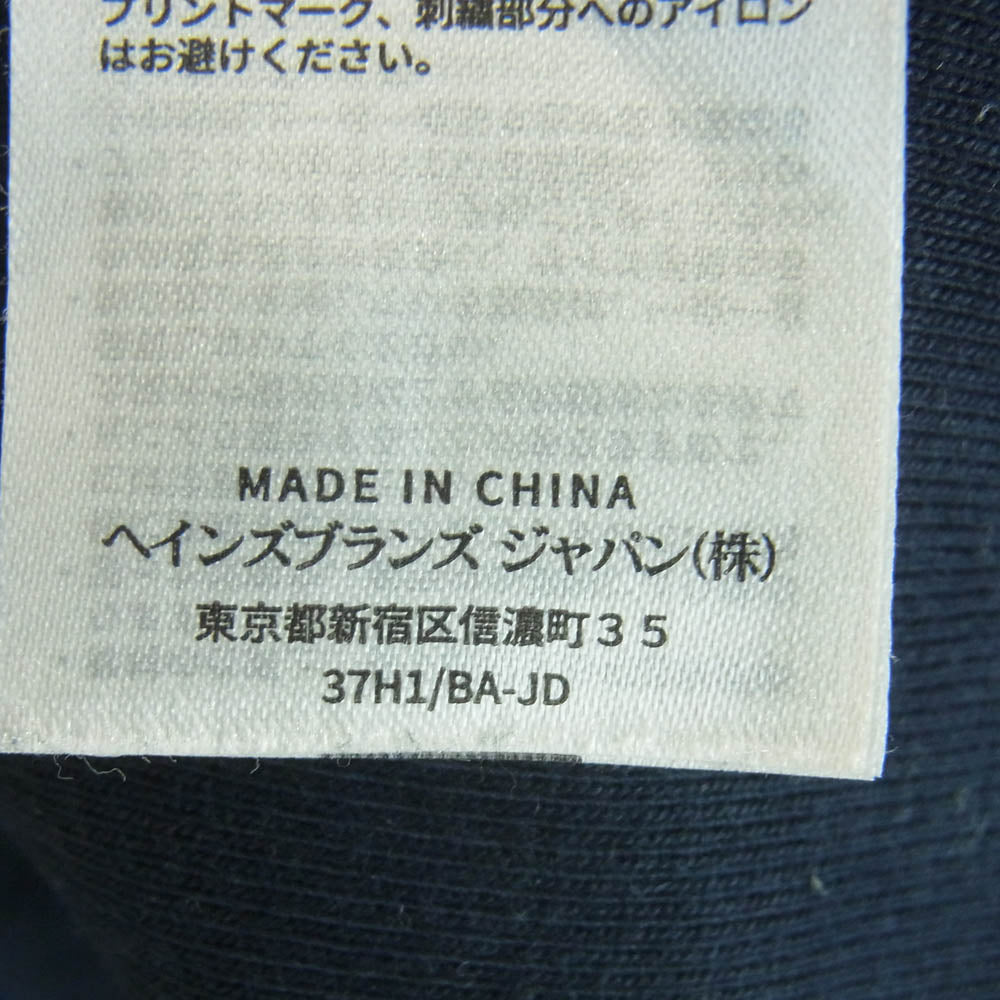 Champion チャンピオン C8-U005 カレッジ刺繍 リバースウィーブ スウェット トレーナー 中国製 ダークネイビー系 XL【中古】