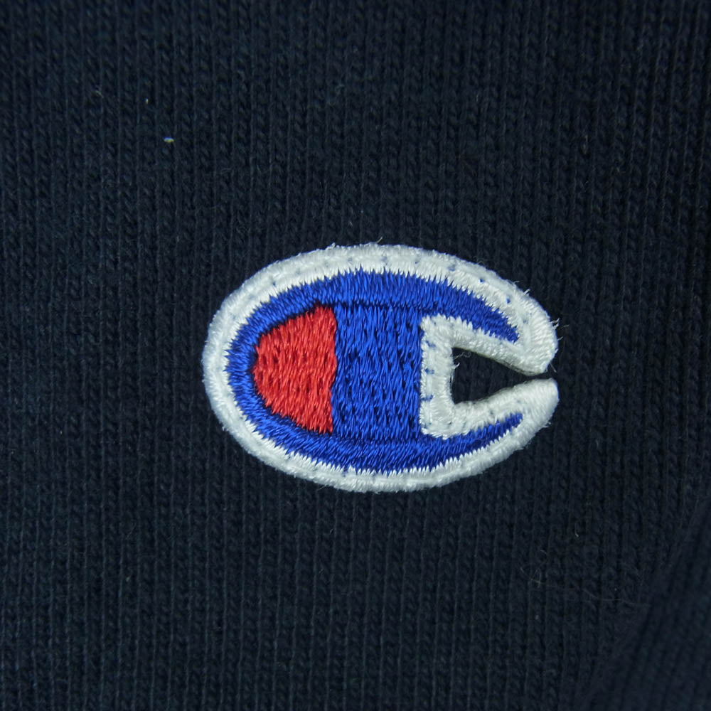 Champion チャンピオン C8-U005 カレッジ刺繍 リバースウィーブ スウェット トレーナー 中国製 ダークネイビー系 XL【中古】
