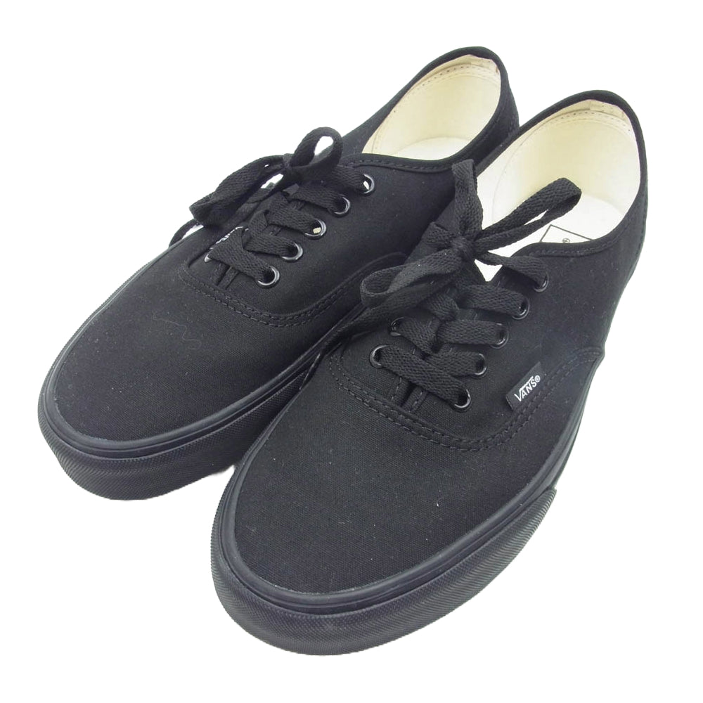 VANS バンズ VN000EE3BKA AUTHENTIC オーセンティック ローカット スニーカー ブラック系 27.5cm【美品】【中古】