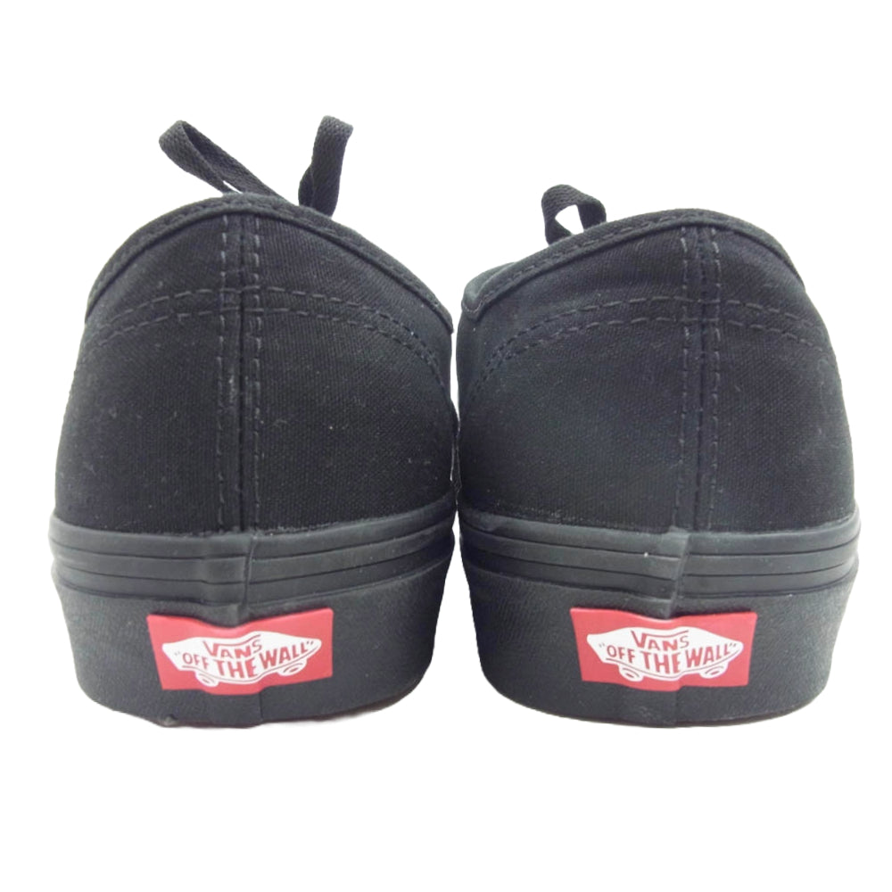 VANS バンズ VN000EE3BKA AUTHENTIC オーセンティック ローカット スニーカー ブラック系 27.5cm【美品】【中古】