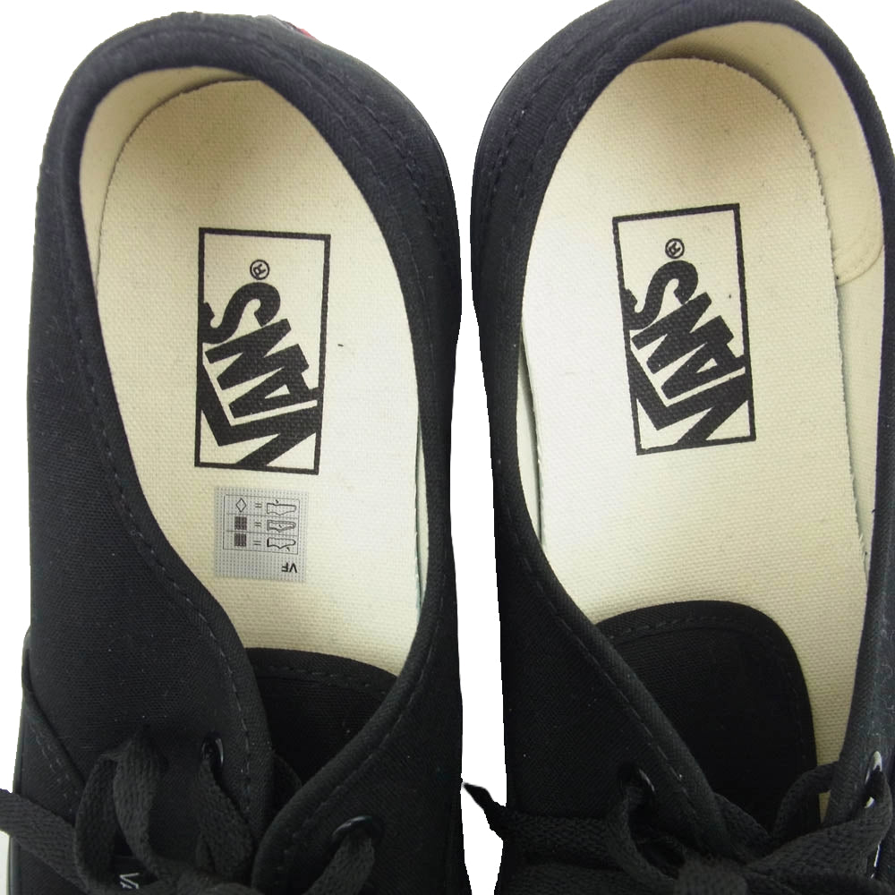 VANS バンズ VN000EE3BKA AUTHENTIC オーセンティック ローカット スニーカー ブラック系 27.5cm【美品】【中古】
