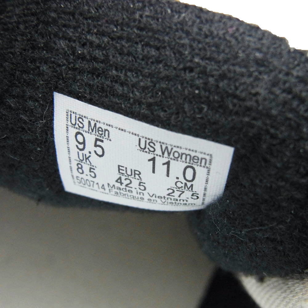 VANS バンズ VN0A38GFPXC Sk8-Hi 38Dx スケート ハイ スニーカー ブラック系 27.5cm【極上美品】【中古】