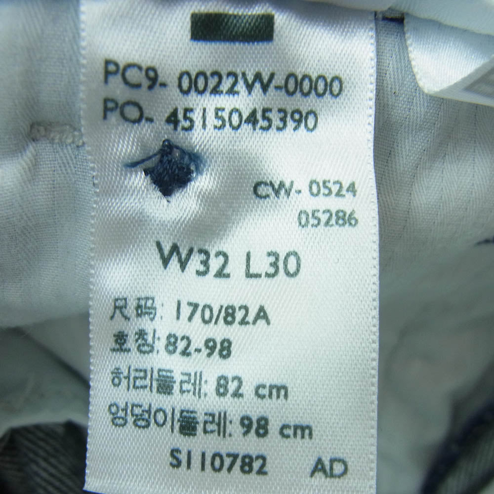 Levi's リーバイス 0022W-0000 JAPAN LIMITED DENIM SLACKS ジャパン リミテッド デニム パンツ スラックス インディゴブルー系 W32 L30【中古】