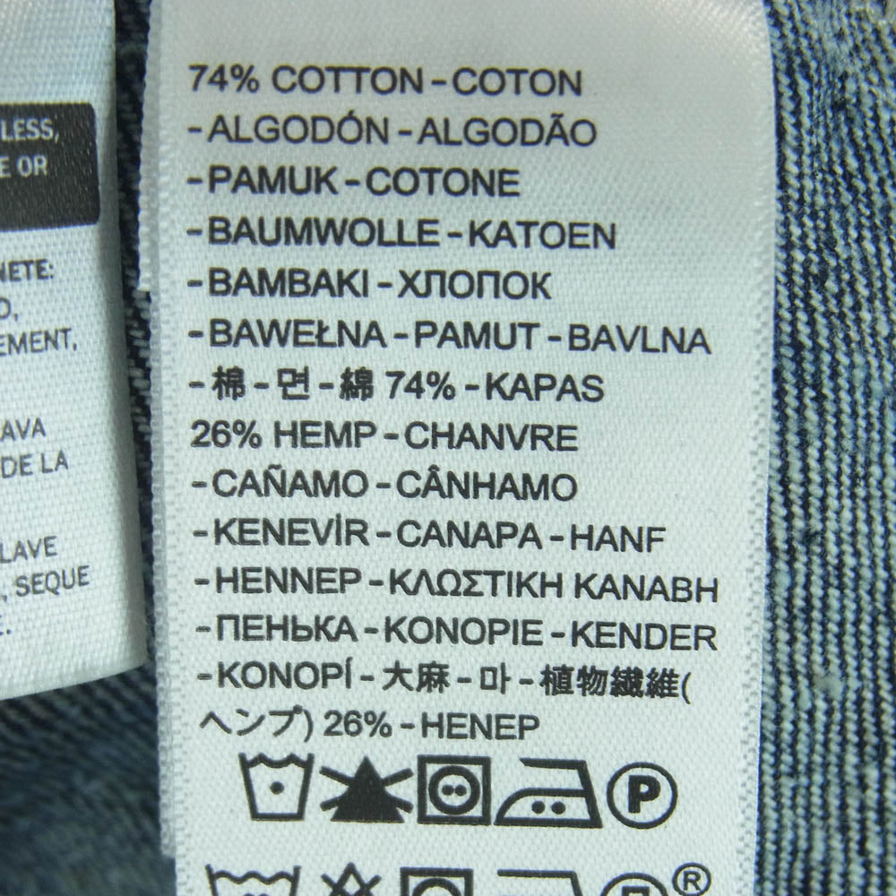 Levi's リーバイス A3174-0002 TYPE 1 TRUCKER JACKET トラッカー デニム ジャケット インディゴブルー系 S【中古】